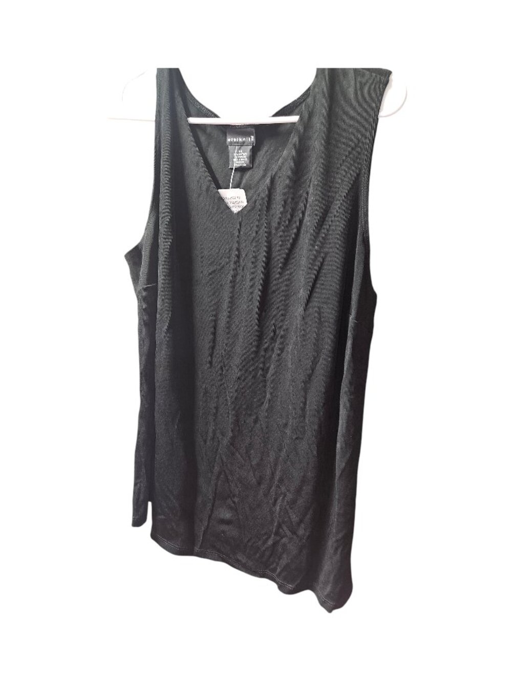 Black Sleeveless Top Plus Size 2X by Eloquii